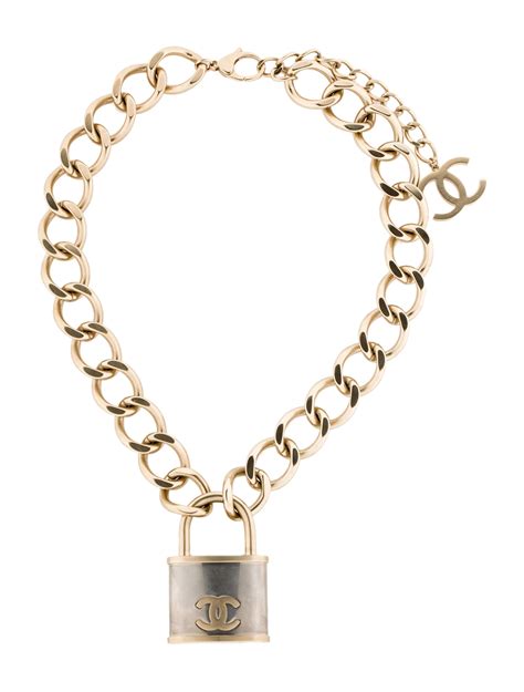 chanel padlock necklace buy|chanel crochet necklace.